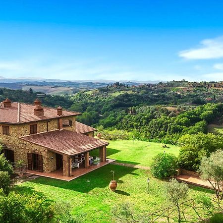 Casa Ora D'Oro - Panoramic Views / Pool / Private Garden Villa Trequanda Bagian luar foto
