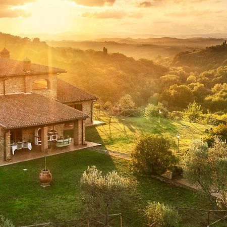 Casa Ora D'Oro - Panoramic Views / Pool / Private Garden Villa Trequanda Bagian luar foto