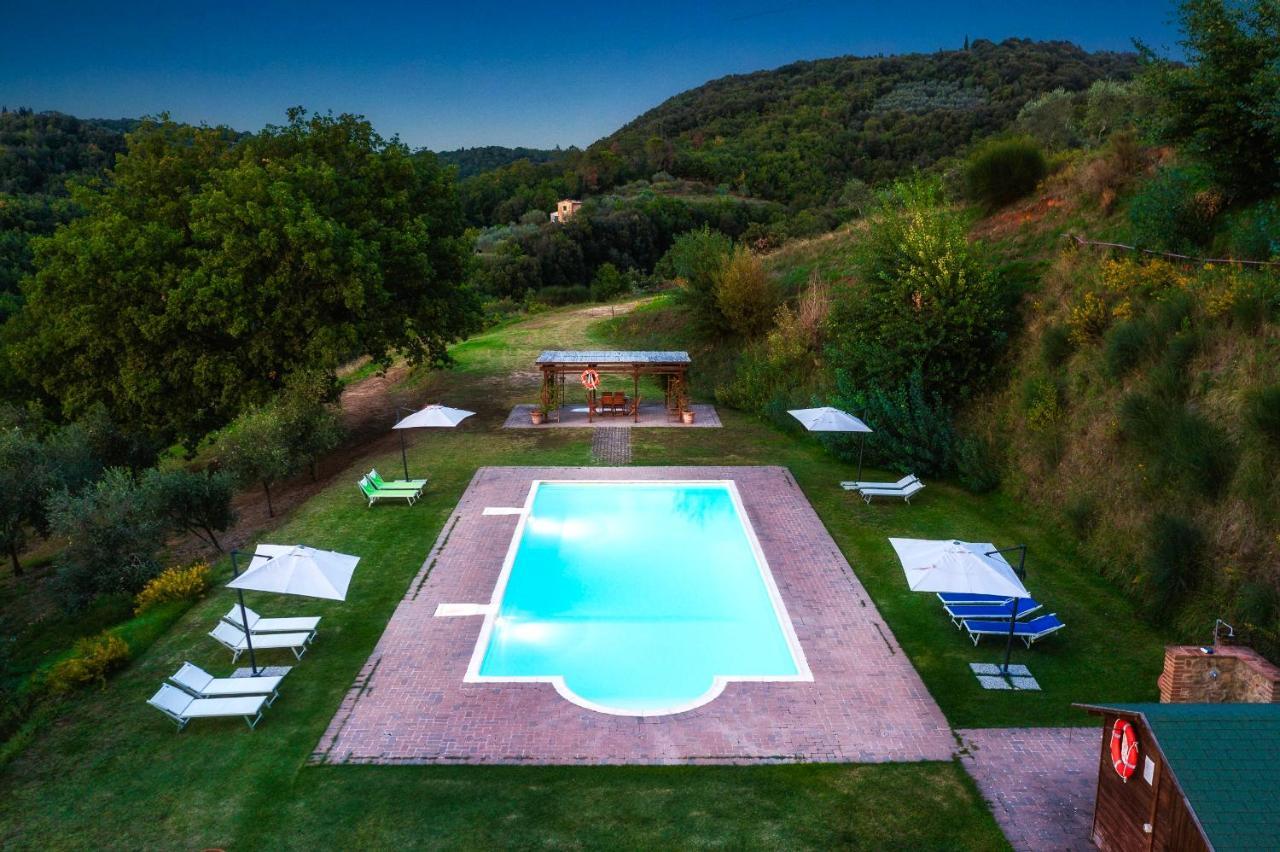 Casa Ora D'Oro - Panoramic Views / Pool / Private Garden Villa Trequanda Bagian luar foto
