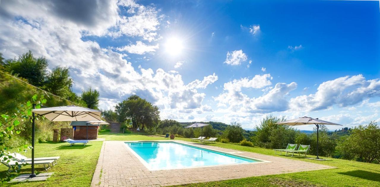 Casa Ora D'Oro - Panoramic Views / Pool / Private Garden Villa Trequanda Bagian luar foto