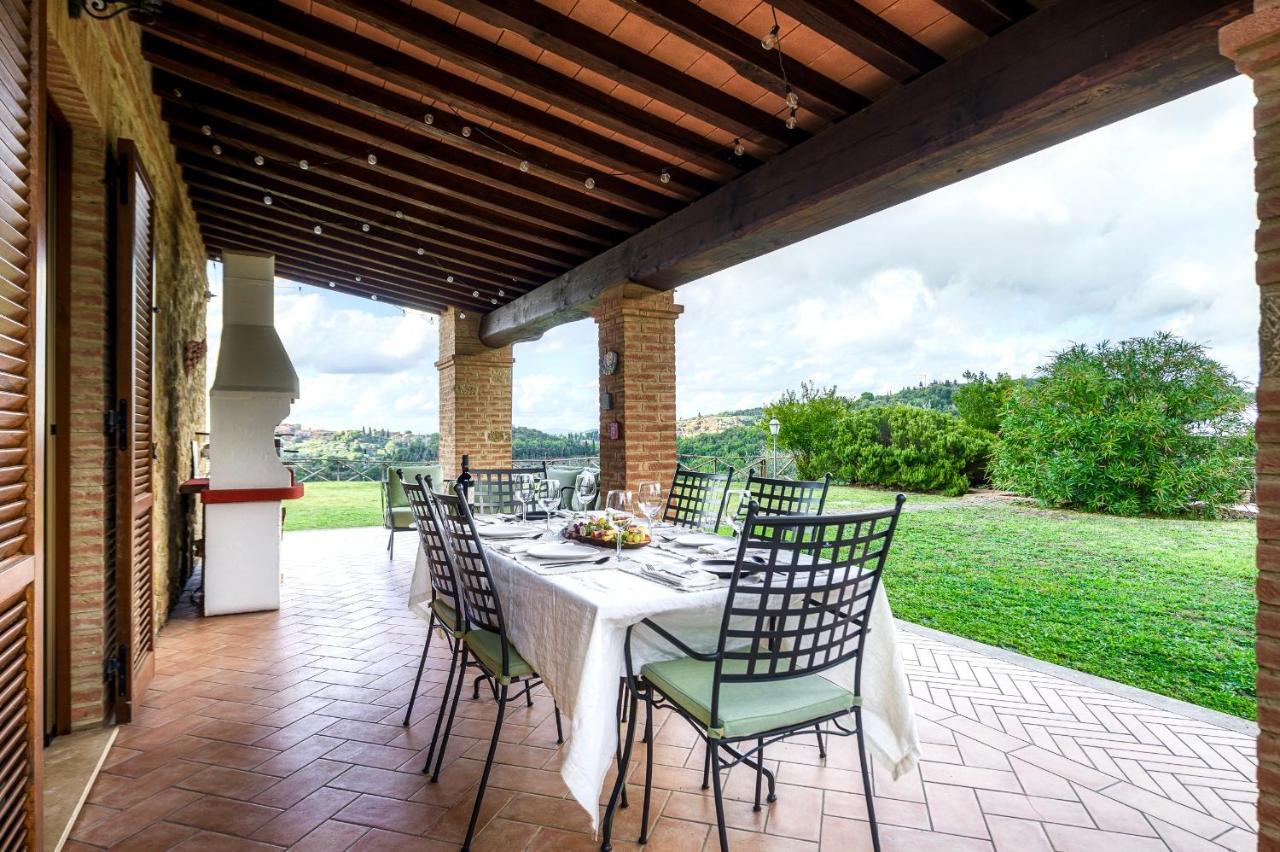 Casa Ora D'Oro - Panoramic Views / Pool / Private Garden Villa Trequanda Bagian luar foto