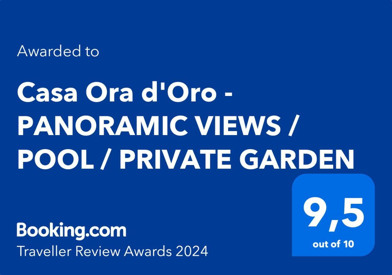 Casa Ora D'Oro - Panoramic Views / Pool / Private Garden Villa Trequanda Bagian luar foto